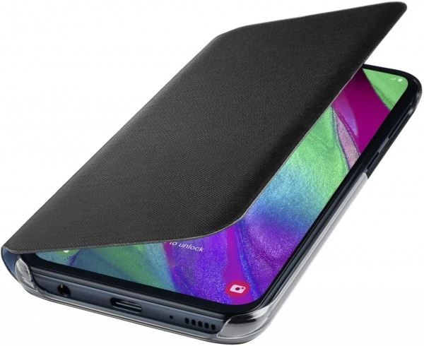Samsung Wallet Cover Für Galaxy A40 Schwarz 5 Samsung Wallet Cover Für Galaxy A40 Schwarz – Bild 5
