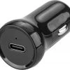 Peter Jäckel USB Typ-C KFZ-Charger 18W Schwarz