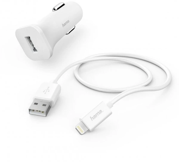 Hama Lightning Kfz-Ladeset Weiß 4 Hama Lightning Kfz-Ladeset Weiß – Bild 4