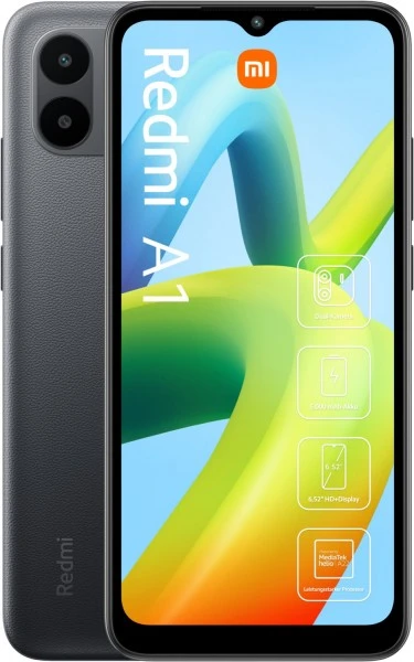 Xiaomi Redmi A1 (2GB+32GB) Smartphone Schwarz 1 Xiaomi Redmi A1 (2GB+32GB) Smartphone Schwarz