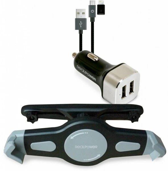 RealPower Tablet Car Set Lade-Set 1 RealPower Tablet Car Set Lade-Set