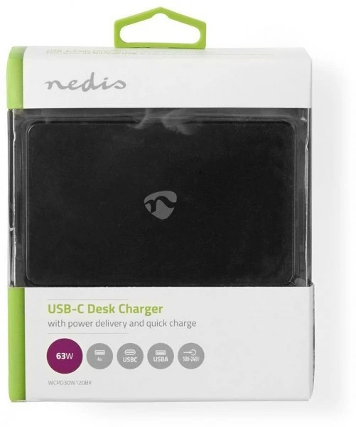 Nedis WCPD30W120BK Netzladegerät (3A) Schwarz 5 Nedis WCPD30W120BK Netzladegerät (3A) Schwarz – Bild 5