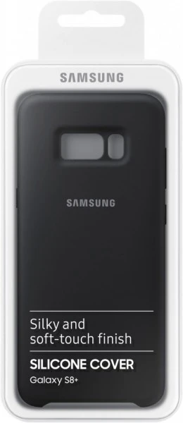 Samsung Silikon Cover Für Galaxy S8+ Dunkelgrau 3 Samsung Silikon Cover Für Galaxy S8+ Dunkelgrau – Bild 3