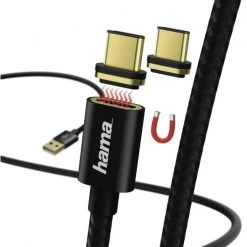 Hama Magnet-Kabel USB Type-C (1 M) Schwarz 5 Hama Magnet-Kabel USB Type-C (1 M) Schwarz -Apple-Geschäft df7e0564 7a94 43f9 91e2 acd8ae5faf91 600x600