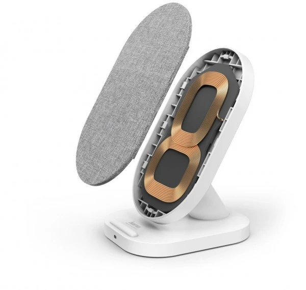 Hama QI-FC10S-Fabric Ladegerät Weiß 4 Hama QI-FC10S-Fabric Ladegerät Weiß – Bild 4