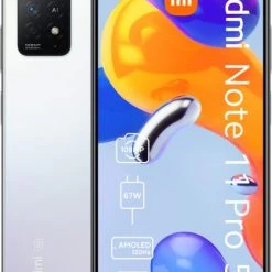 Xiaomi Redmi Note 11 Pro 5G (6GB+128GB) Smartphone Polar White