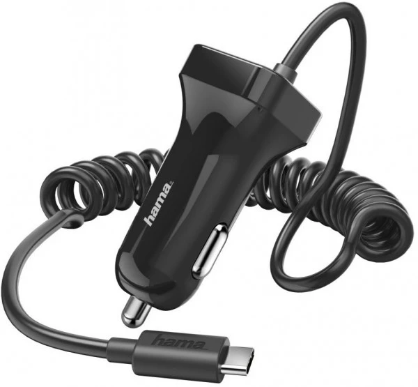 Hama Kfz-Ladegerät USB Type-C (2,4A) Schwarz 3 Hama Kfz-Ladegerät USB Type-C (2,4A) Schwarz – Bild 3