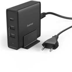 Hama Universal-USB-C-Ladestation 3 Ports Schwarz