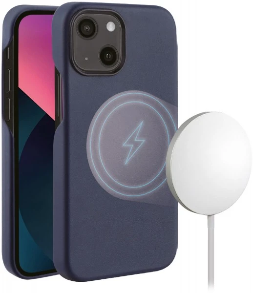 Vivanco Mag Classic Cover Für IPhone 13 Blau 1 Vivanco Mag Classic Cover Für IPhone 13 Blau