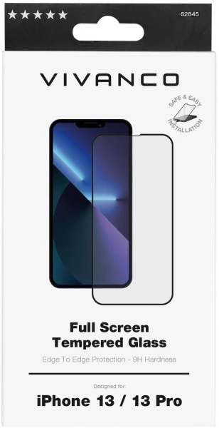 Vivanco 2.5D FullScreen Displayschutzglas Für IPhone 13/iPhone 13 Pro Transparent 3 Vivanco 2.5D FullScreen Displayschutzglas Für IPhone 13/iPhone 13 Pro Transparent – Bild 3