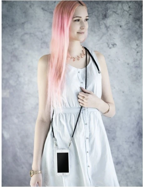 Hama Cross-Body-Cover Umhängekordel Für IPhone X/Xs Transparent 3 Hama Cross-Body-Cover Umhängekordel Für IPhone X/Xs Transparent – Bild 3