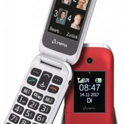 Olympia Janus Seniorenhandy Rot