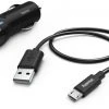 Hama Kfz-Ladeset Micro-USB (2,4A) Schwarz