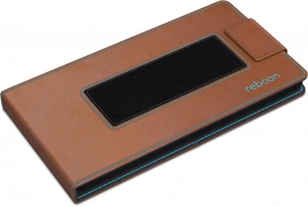 Reboon Boonflip XS2 Leder Handyhülle Braun 1 Reboon Boonflip XS2 Leder Handyhülle Braun