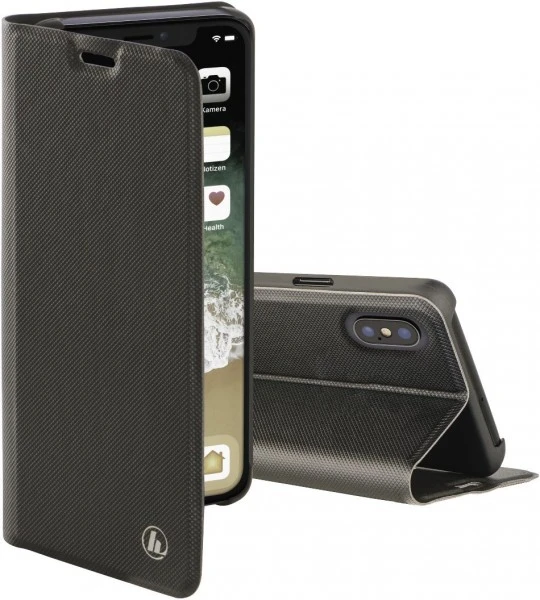 Hama Booklet Slim Pro Für IPhone XS Max Grau 1 Hama Booklet Slim Pro Für IPhone XS Max Grau