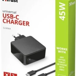 Trust Summa Universal USB-C Charger (45W) Schwarz 11 Trust Summa Universal USB-C Charger (45W) Schwarz -Apple-Geschäft f7527578 33c2 4890 a4ef 29b3c448fab1 600x600