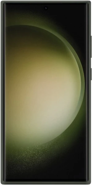 Samsung Silicone Case Für Galaxy S23 Ultra Grün 5 Samsung Silicone Case Für Galaxy S23 Ultra Grün – Bild 5