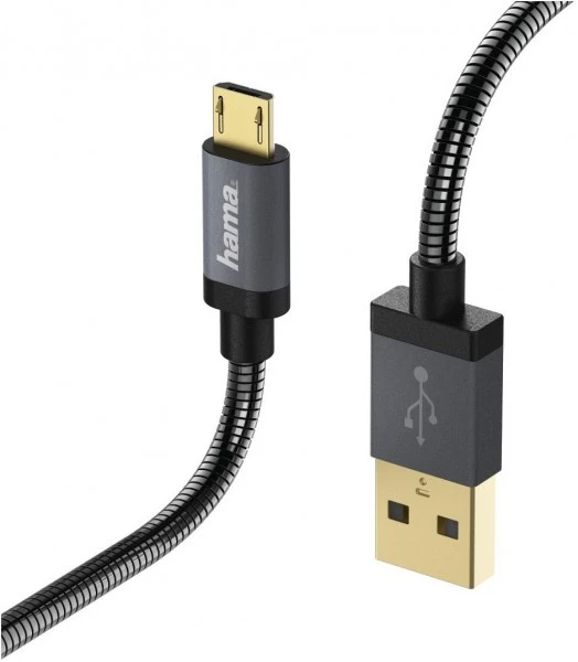 Hama Lade-Sync-Kabel Micro-USB (1,5m) Anthrazit 6 Hama Lade-Sync-Kabel Micro-USB (1,5m) Anthrazit – Bild 6