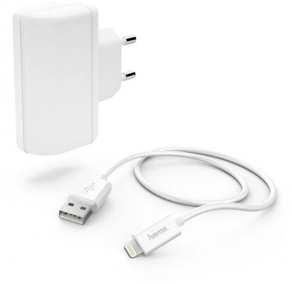 Hama Ladeset Lightning Weiß 2 Hama Ladeset Lightning Weiß – Bild 2
