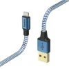 Hama Lightning-Kabel Reflected (1,5m) Blau