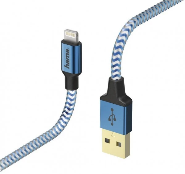 Hama Lightning-Kabel Reflected (1,5m) Blau 1 Hama Lightning-Kabel Reflected (1,5m) Blau