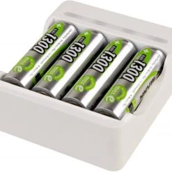 Ansmann Basic IV Inkl. 4x AA (1.300mAh) Akku Weiß
