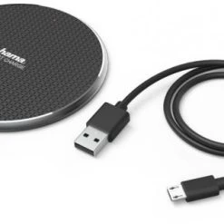 Hama Kabelloses Ladegerät QI-FC10 Schwarz