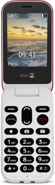 Doro 6040 Seniorenhandy Rot/weiß 1 Doro 6040 Seniorenhandy Rot/weiß