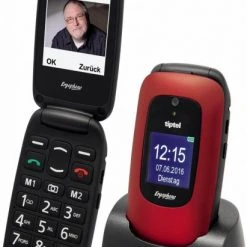 Tiptel Ergophone 6222 Seniorenhandy Rot