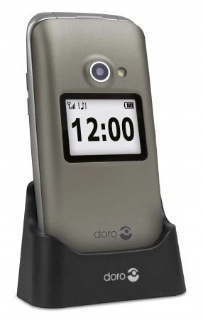 Doro 2424 Seniorenhandy Champagner-silber 3 Doro 2424 Seniorenhandy Champagner-silber – Bild 3