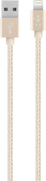 BELKIN MIXit Premium Lightning > USB 1,2m Lightning-Datenkabel Metallic Gold 3 BELKIN MIXit Premium Lightning > USB 1,2m Lightning-Datenkabel Metallic Gold – Bild 3